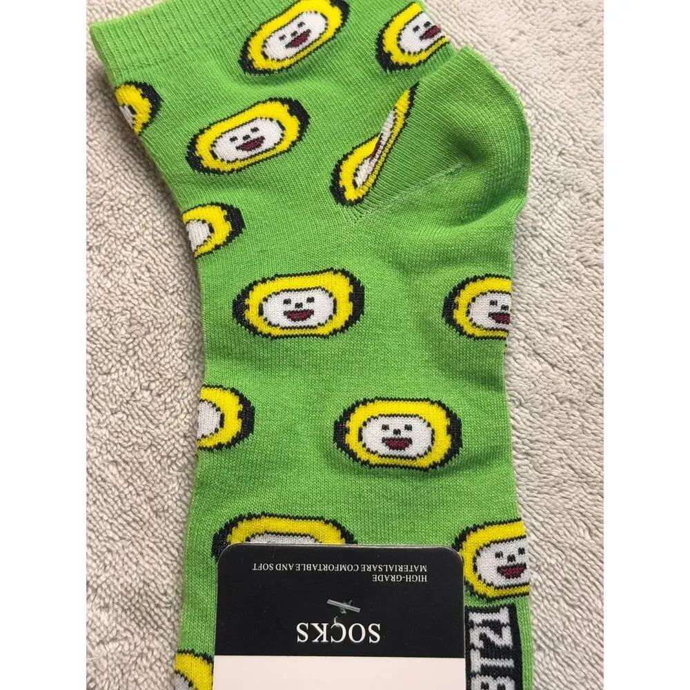 BTS CHIMMY (Jimin )ankle socks 1 pair one size shoe size 5-10 green